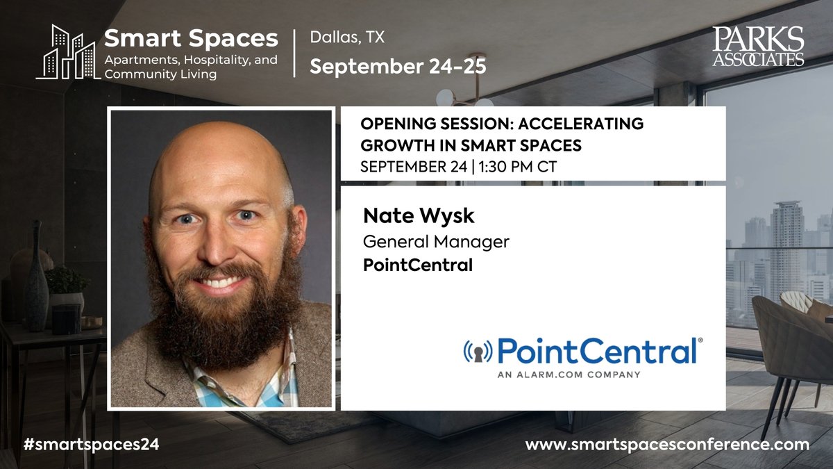 🎤 Nate Wysk, General Manager, PointCentral is speaking during #SmartSpaces24 in Dallas!

Don’t miss out on 50% off in-person registration with code SMSP-50C here 👉 smartspacesconference.com

#IoT #PropTech #AI #Dallas