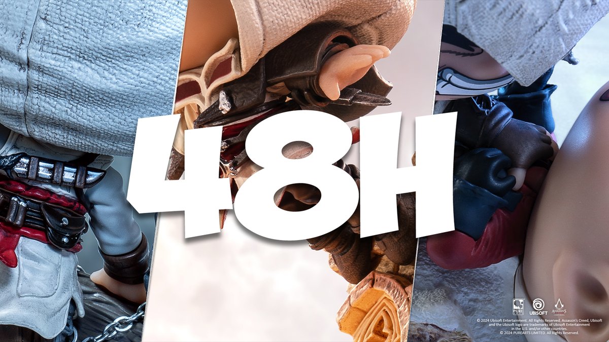 Qlectors Connor The Last Breath, Ezio Leap of Faith &amp; Altair Bell Tower are available for pre-order this Thursday, August 15 at 1 PM EST / 7 PM CEST!

Enter the giveaway and complete all actions for the best chance to win! ➡️ ow.ly/3Vcn50SWTCx