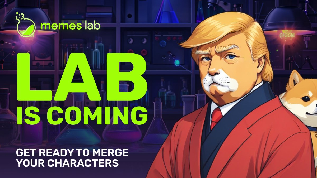 LABtrade_'s tweet photo. 🔥 Get ready for Lab - Brand new feature in Memes Lab app

🧪 In Lab all our players will be able to merge characters, creating their own unique designs

🪙 Earn exclusive bonuses for merging and enjoy getting more fun together with your friends!

🔔 Stay tuned for upcoming updates - https://t.co/rcXtUsVsVZ