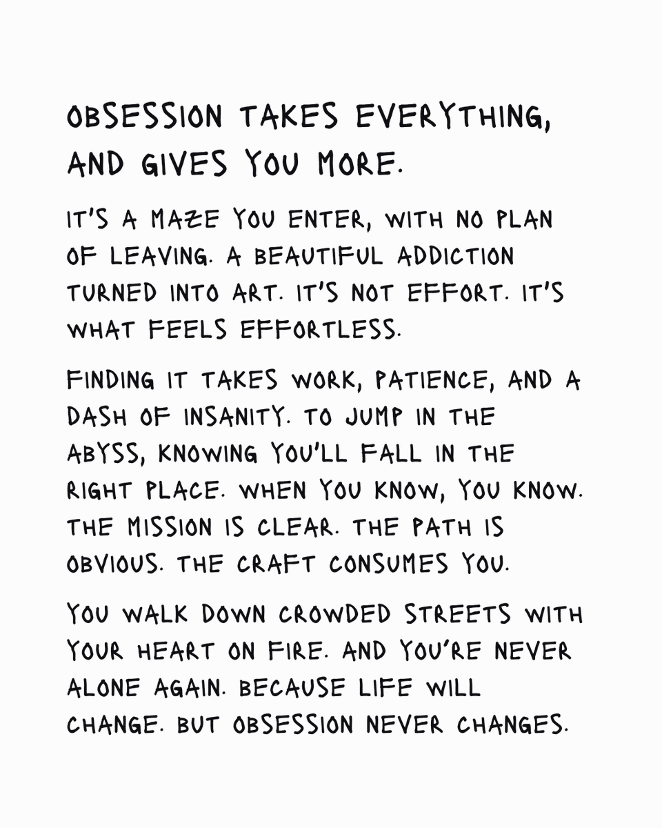Obsession never changes.