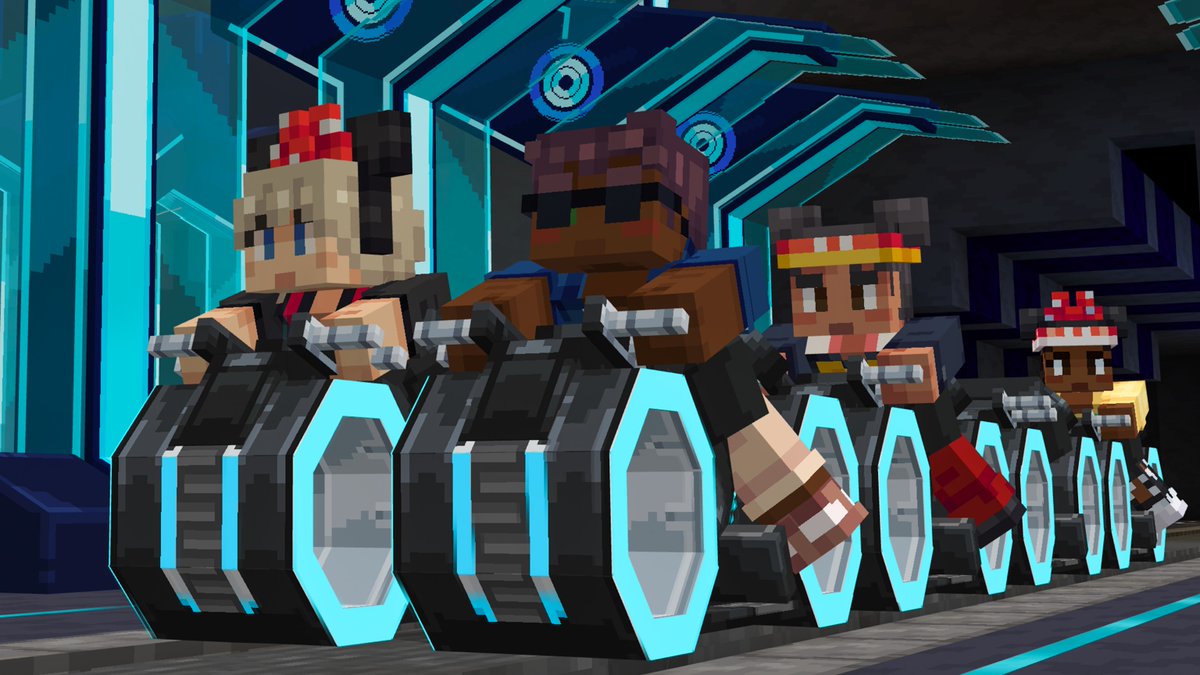 Ready. Set. Launch into the grid!

Climb on your lightcycle and get ready for a high-speed race in the new TRON Lightcycle / Run ride.

The Tron Update to our WDW Magic Kingdom Adventure DLC is out now on the #Minecraft marketplace! 
everbloomgames.com/minecraft-maps…
