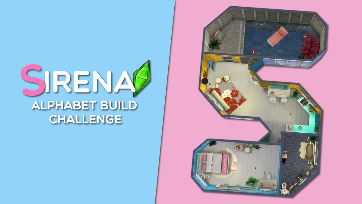 Casa en forma de letra S de Sirena 🧜‍♀️

 ➡️ youtu.be/42szFGrix1w
#TheSims4 #EAPartner
