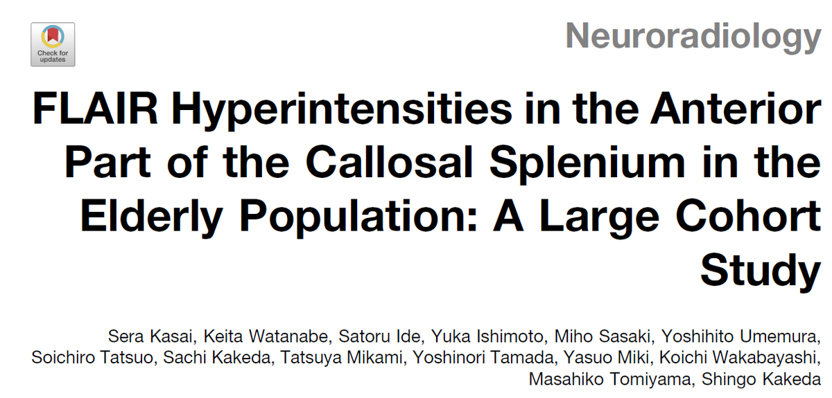 DocNavarrow's tweet photo. 💡Diabetes is linked to FLAIR hyperintensities in the anterior callosal splenium, which correlates with mild cognitive impairment🧠👴Could this be a new biomarker for cognitive decline?🤔 https://t.co/SHDBU8qaVy