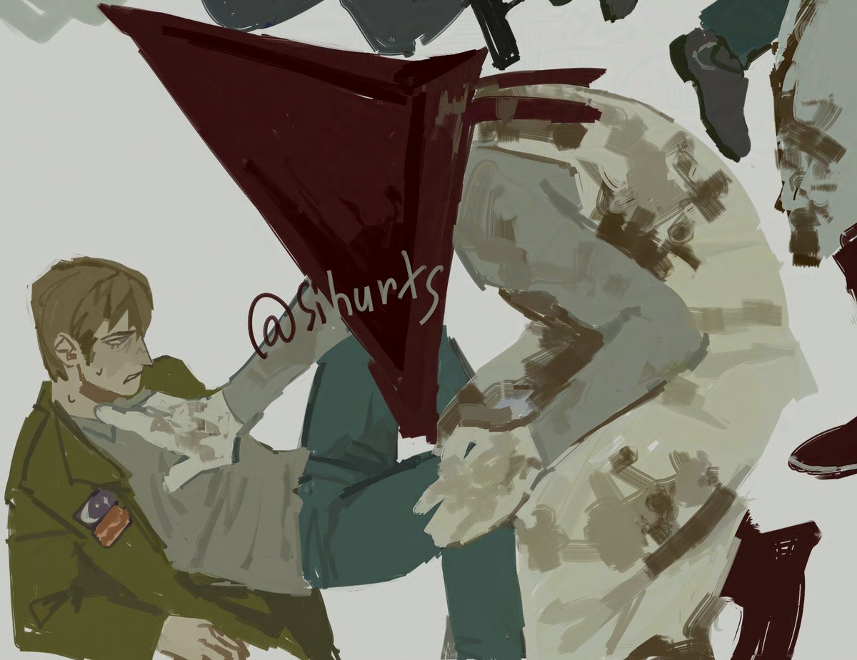 Sihurts's tweet photo. guess who's playing sh2 rn

#silenthill #silenthill2 #pyramidhead #jamessunderland https://t.co/ICrDHBVzlg