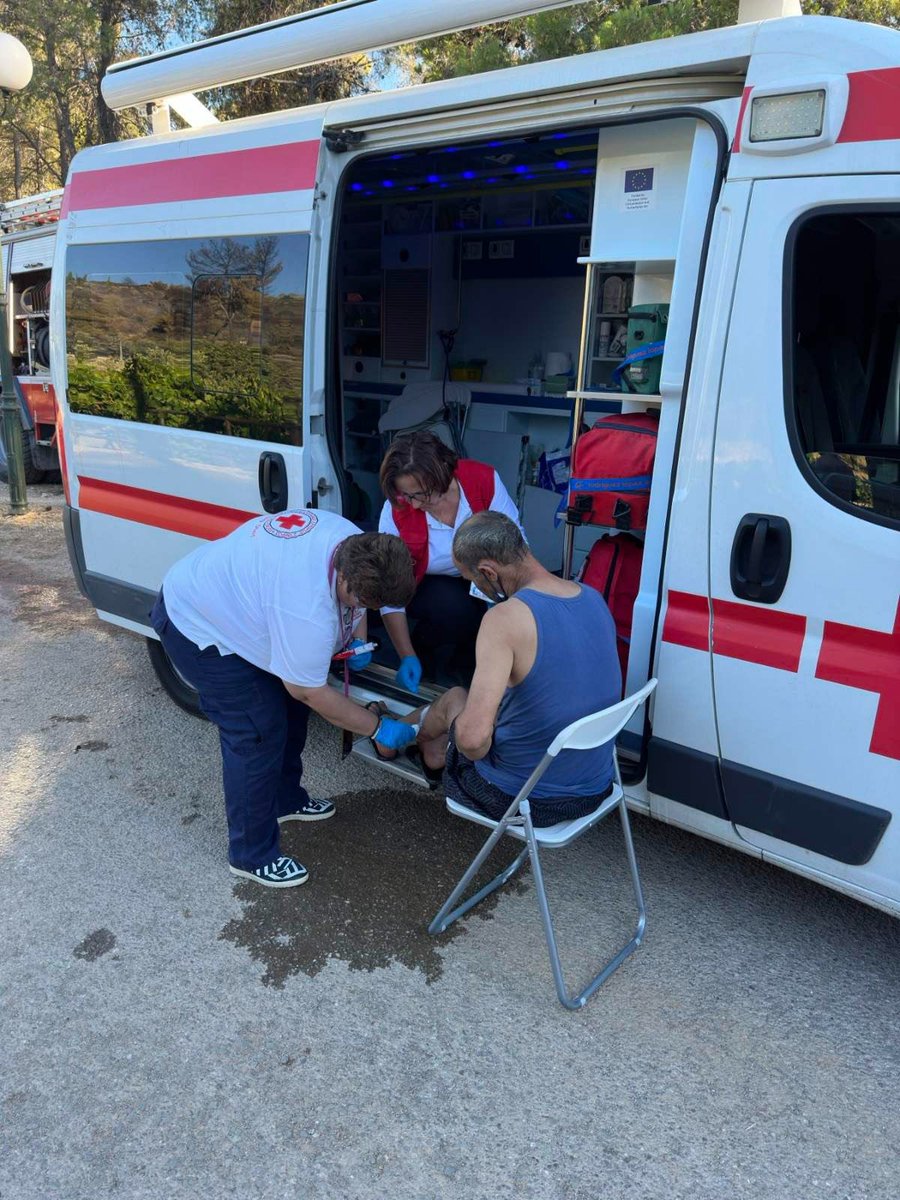 As wildfires are devastating Greece, we are reminded once again of the urgent need to address the climate crisis. Greece has just endured its hottest June and July on record, leading to intense fires exacerbated by extreme heatwaves and dry conditions.

Volunteers and staff from