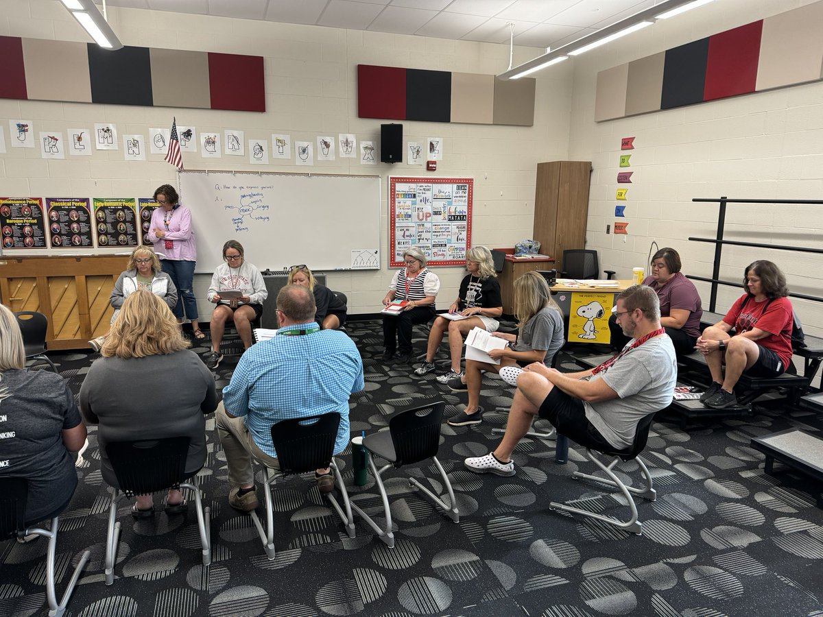 Mr. Michael &amp; Mrs. Powers led the staff in our 2024-25 PBIS goals and action items. <a href="/DaveWegner/">Dave Wegner</a>