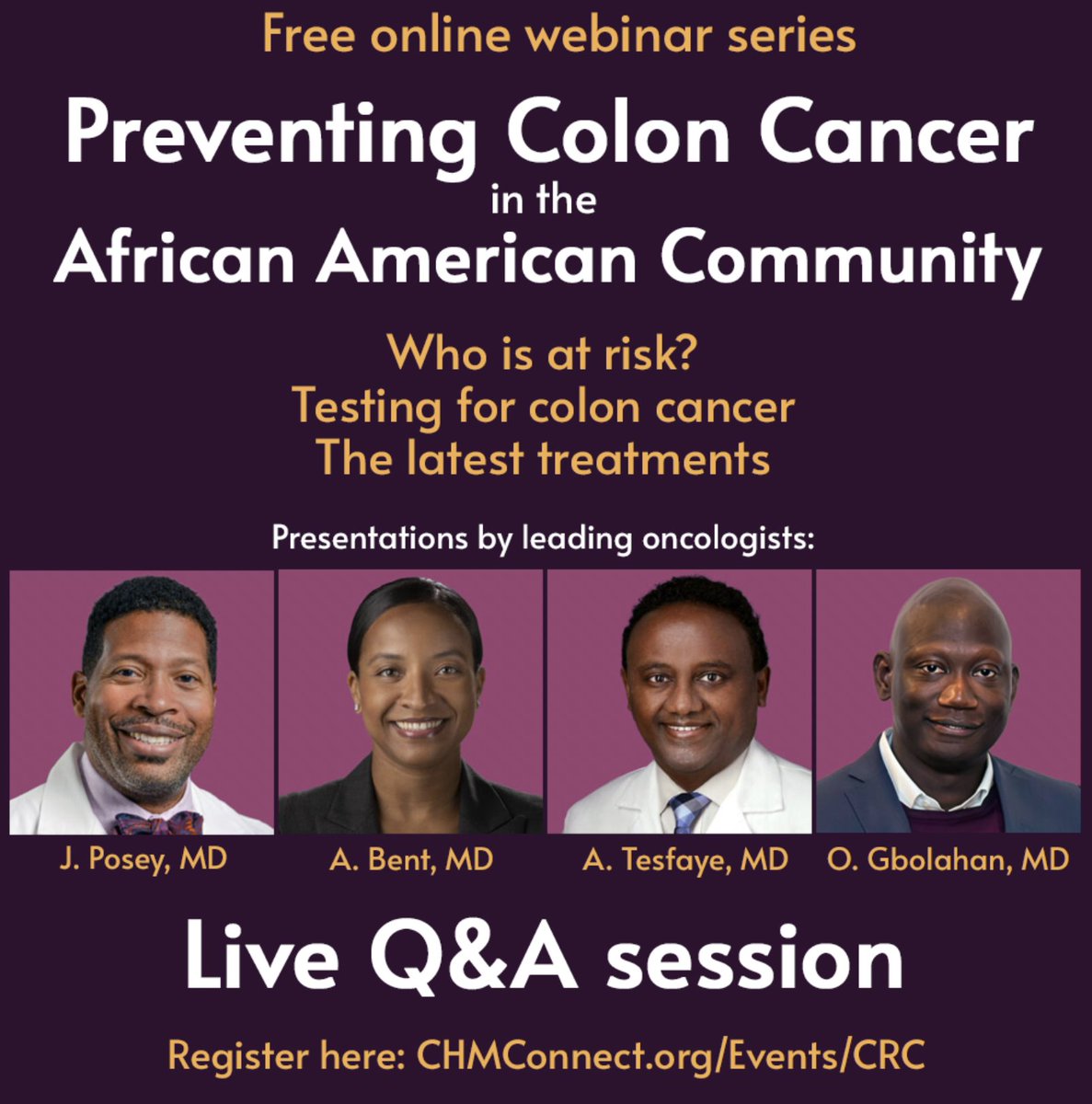 Colon cancer is sneaky—like a landlord raising the rent when you're not looking!
It affects people of color more than others, and many of us don’t even know we have it until it’s too late. But here’s the good news: knowledge is power, and a good laugh never hurts either!
Join