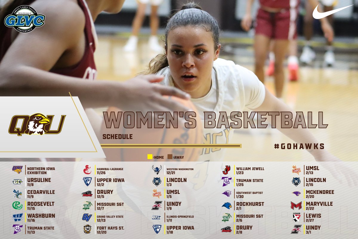 📢SCHEDULE'S OUT📢

<a href="/QUHawksWBB/">QU Women's Basketball</a> has a packed schedule for '24-25👊