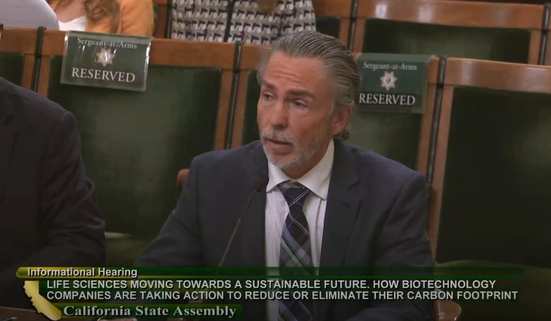 #ABPDU program manager James Gardner is presenting to the California State Assembly today on how <a href="/BerkeleyLab/">Berkeley Lab</a> is working toward building a circular #bioeconomy in California. 

Watch ➡️ assembly.ca.gov/media-live-eve…