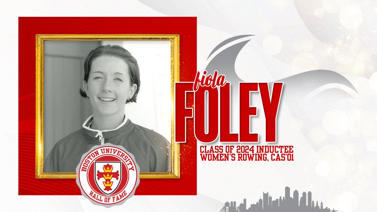 A two-time All-American, Fiola Foley ('01) sat in the stroke seat for <a href="/TerrierWROW/">BU Women's Rowing</a>'s varsity eight boat and helped lead #BU to three NCAA appearances. She also won the lightweight collegiate division at the 2001 Indoor World Rowing Championships.

#GoBU