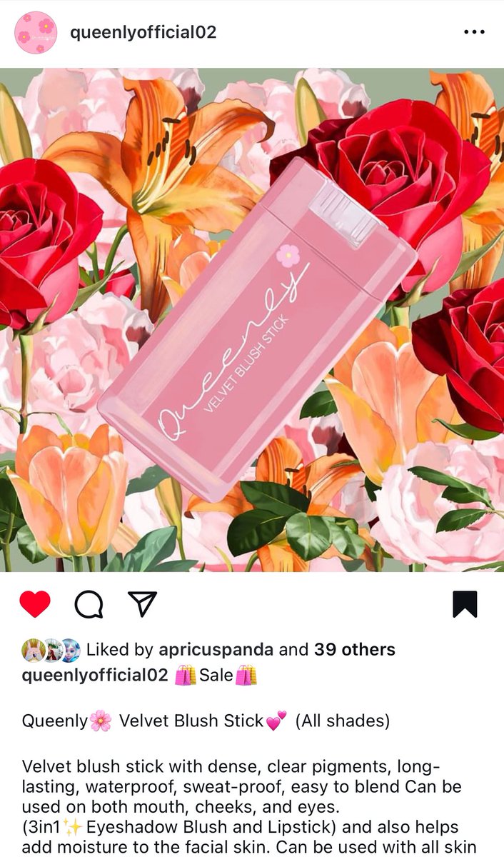eleanor_orchard's tweet photo. My illustration was used on the Queenly page! 💕🌸🌷🌹🌺🍁💕 Thank you @QueenBee_Puttha 💕 I’m so happy you liked it. #queenlyofficial02 #queenly #beyourluve #procreate #illustration https://t.co/gOToMPzli1