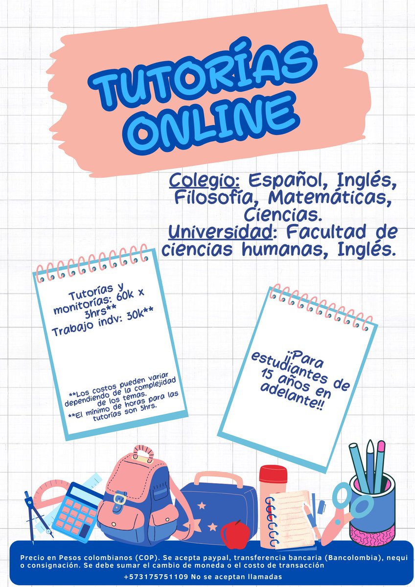 pan_dx_ra's tweet photo. chicxs!

🫶🏻me ayudaría bastante que compartan 🫶🏻

quiero empezar a hacer tutorías online 👩🏻‍💻👩🏻‍🏫❤️

✨no importa el país✨ https://t.co/7pvPtNKHHH