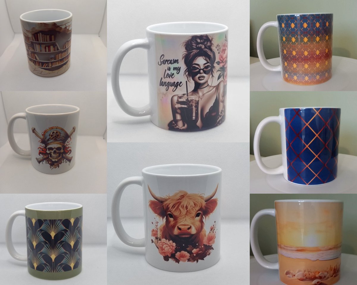 KcraftDesign's tweet photo. These mugs are flying off the shelf in my local post office. Sold out again! 
Get yours now £7 Each + £4 P&amp;P
Available to order on my Website 👇
https://t.co/u8ESzYLhBf
Or
Please message me 👇
@KcraftDesign
#smallbusinessowneruk #CraftBizParty @UKMakers1 #SmallBiz #shopsmall https://t.co/sAvsIaHiHP