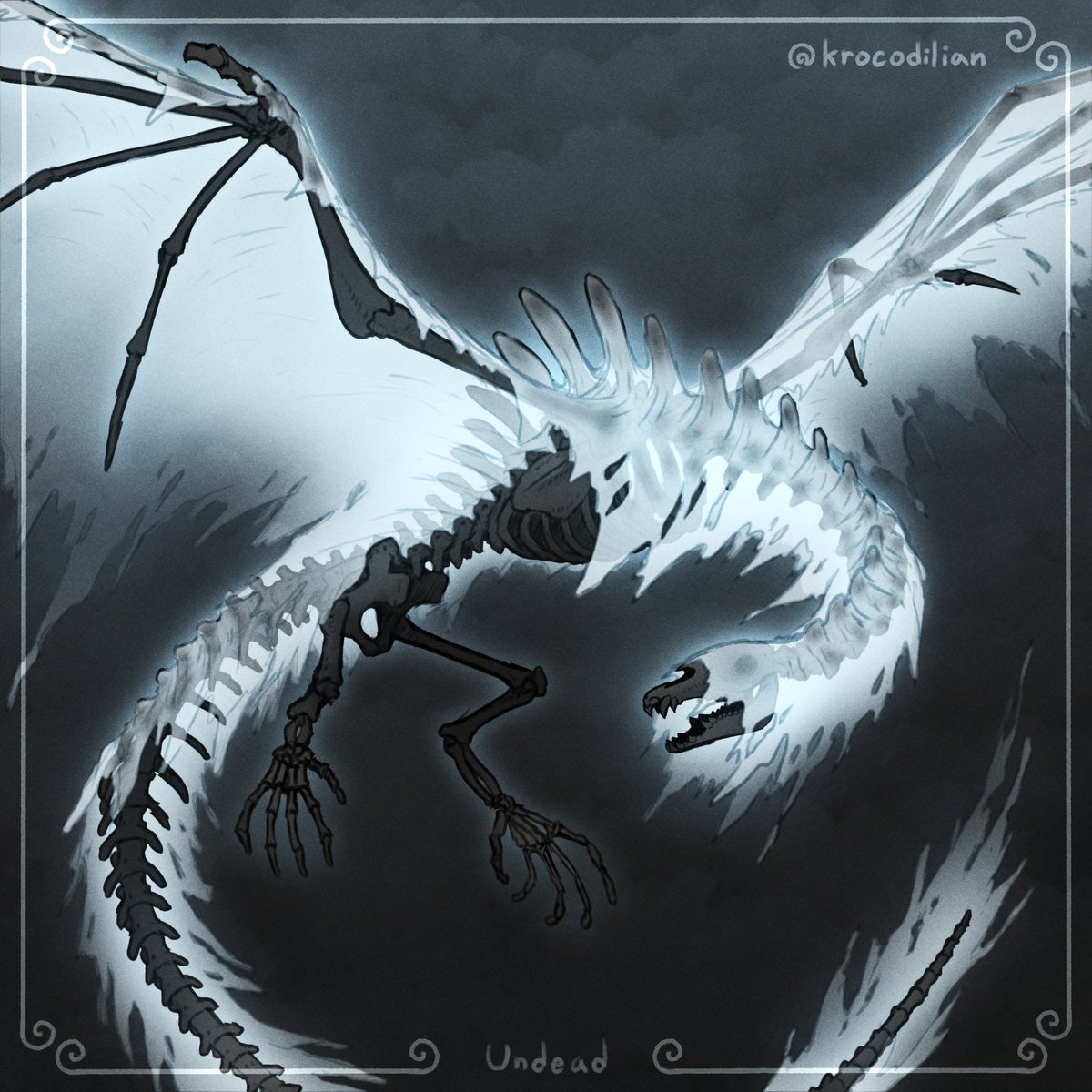 krocodilian's tweet photo. Undead 💀  #smaugustcircle #smaugust2024 #smaugust https://t.co/gpQeGEhUon