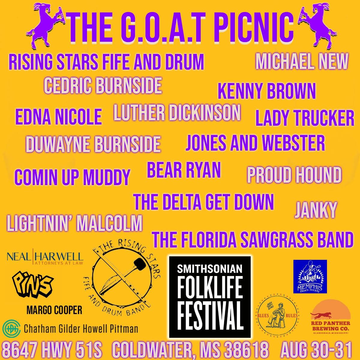 Can’t wait to get that Goat (or maybe just the fish sammich hahah)
LD and friends set is Sat 8:30