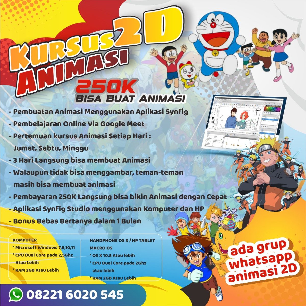 daniardhi2's tweet photo. Gass bang mungkin ada yang pengen jadi animator nich https://t.co/8vJzzA41Jb
