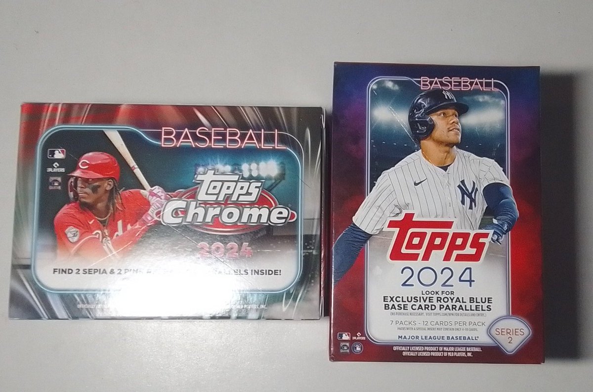 HeyJaysCards's tweet photo. Picked up these two boxes at @jekkcards yesterday. Good prices there it's a really cool store. Might open up a couple of packs on my YouTube channel. #thehobby #TheHobbyFamily https://t.co/vUi1cogZpz