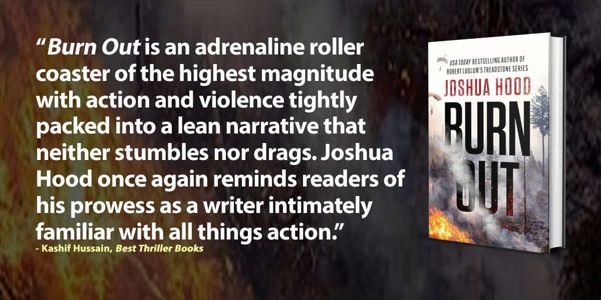 Kashif Hussain (@kashif1307) on Twitter photo Happy pub day to Joshua Hood’s latest new pedal to the metal action-packed thriller that keeps you gripped hot and ready from start to finish.
Get your copies of BURN OUT pronto and check out my <a href="/BestThrillBooks/">Best Thriller Books</a> review: bestthrillerbooks.com/kashif-hussain…
<a href="/BlackstoneAudio/">Blackstone Publishing</a> Happy pub day to Joshua Hood’s latest new pedal to the metal action-packed thriller that keeps you gripped hot and ready from start to finish.
Get your copies of BURN OUT pronto and check out my <a href="/BestThrillBooks/">Best Thriller Books</a> review: bestthrillerbooks.com/kashif-hussain…
<a href="/BlackstoneAudio/">Blackstone Publishing</a>