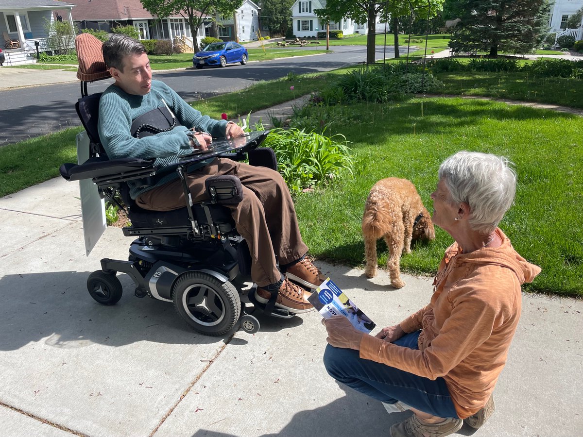 SitWithJimmy's tweet image. This is what democracy looks like - excitement, inclusion, engagement, and community. I'd be honored to earn your vote today if you haven't gotten a chance to get out to the polls yet!