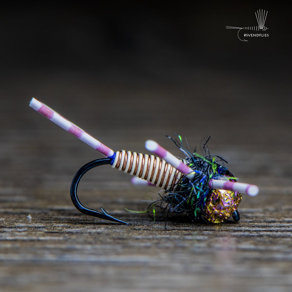 For some reason this made me think of an Apache helicopter diving into the water on attack mode successfully piercing a lip of a hungry victim. 

#Flytying #svendflies #flyfishing #fullsvendit #ridiculousflies