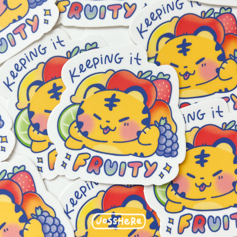 shop is now open again with a few new stickers and some reusable tiger bags 🐅 