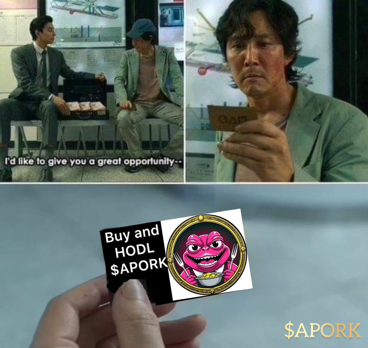 harbiola050's tweet photo. @AngryPorkCoin My entry π€
Am urging yβall to BUY and HODL $APORKπ€
LFGπ
hope the team loves it π©
Tag @AngryPorkCoin
@degencallspro
@Degencaller
@TheSolanaCalls
#APORKMeme #APORKonSol https://t.co/jsARcbOyJI