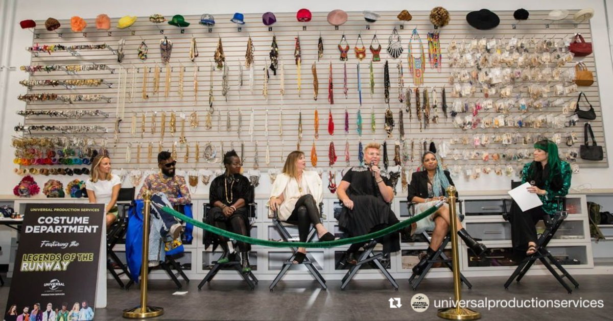 assemblyatlanta's tweet photo. Repost from Universal Productions Services! 🎬🌟
The #UniversalATL Costume Department’s Grand Opening last month was a hit! Cocktails, networking, meet and greet w/ designers, and the exclusive "LEGENDS OF THE RUNWAY" collection. Now available at #AssemblyStudios! @UniversalPics https://t.co/1zZJT3pnup