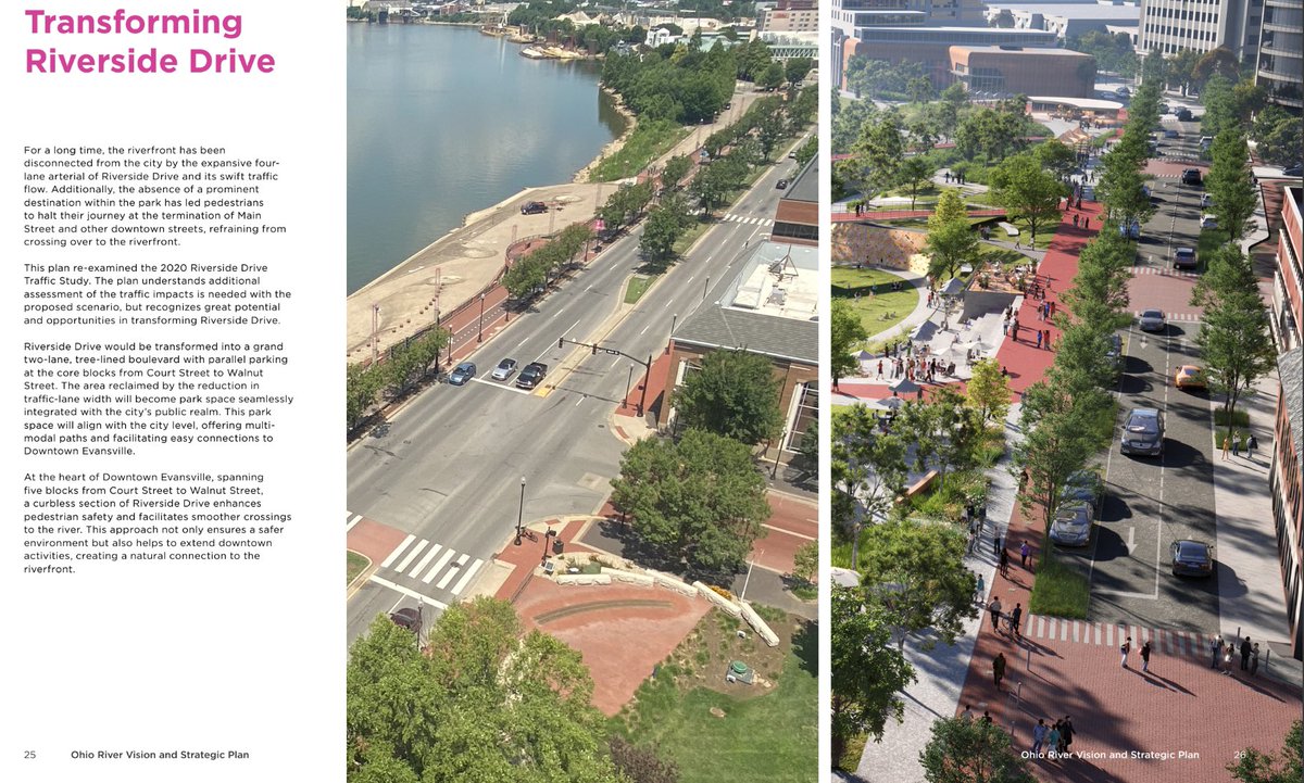 lumbjackwharfie's tweet photo. As I hear more and more about IDOT's and CDOT's lazy visions for Chicago's lakefront, I can't help but think about how my usually-disappointing hometown has a much better vision of what to do with its riverfront. (🧵) https://t.co/Sq3TyV0KGV