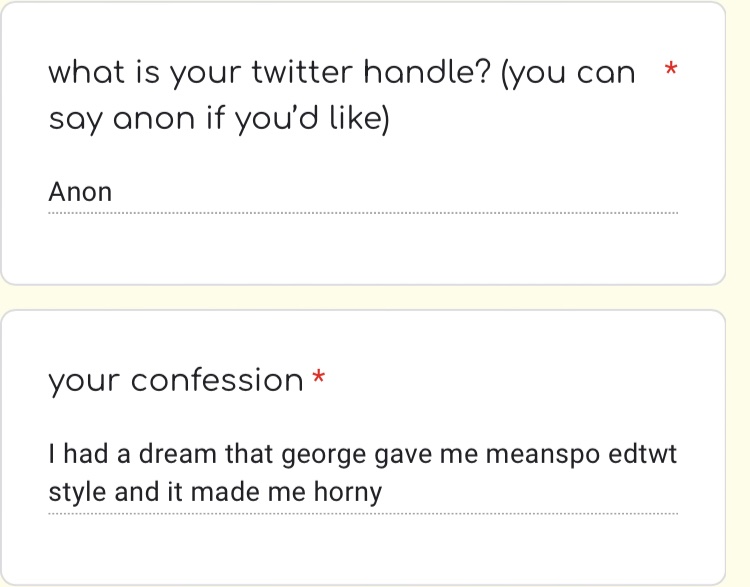 georgeiconfess's tweet photo. from anon: ‘I had a dream that george gave me meanspo edtwt style and it made me horny’ idk what this means but cool 😃👍 https://t.co/Yh40dtXzDR