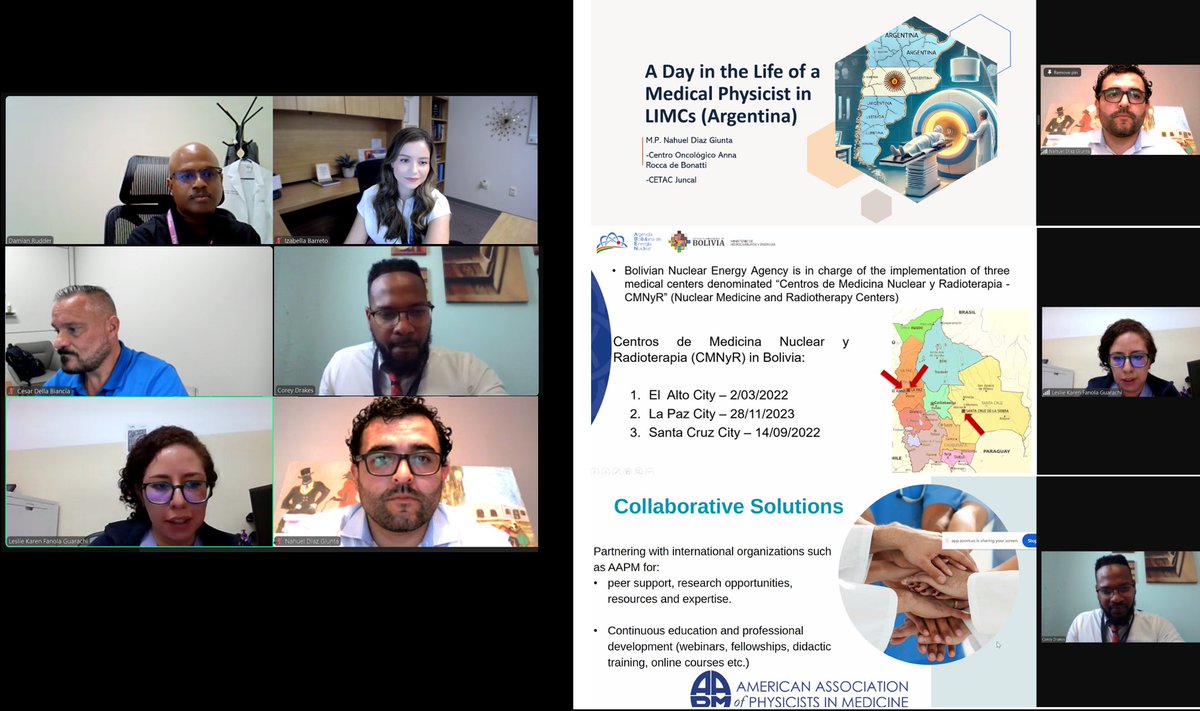 Dr. Izabella Barreto, PhD, DABR, DABSNM (@barretophd) on Twitter photo Thank you to our amazing speakers & everyone who joined the <a href="/aapmHQ/">American Association of Physicists in Medicine</a> webinar on "A Day in the Life of a Medical Physicist in LMICs"🌍Your insights were invaluable! Excited by the interest in global collaboration & hope they drive meaningful change in #MedicalPhysics #GlobalHealth Thank you to our amazing speakers & everyone who joined the <a href="/aapmHQ/">American Association of Physicists in Medicine</a> webinar on "A Day in the Life of a Medical Physicist in LMICs"🌍Your insights were invaluable! Excited by the interest in global collaboration & hope they drive meaningful change in #MedicalPhysics #GlobalHealth