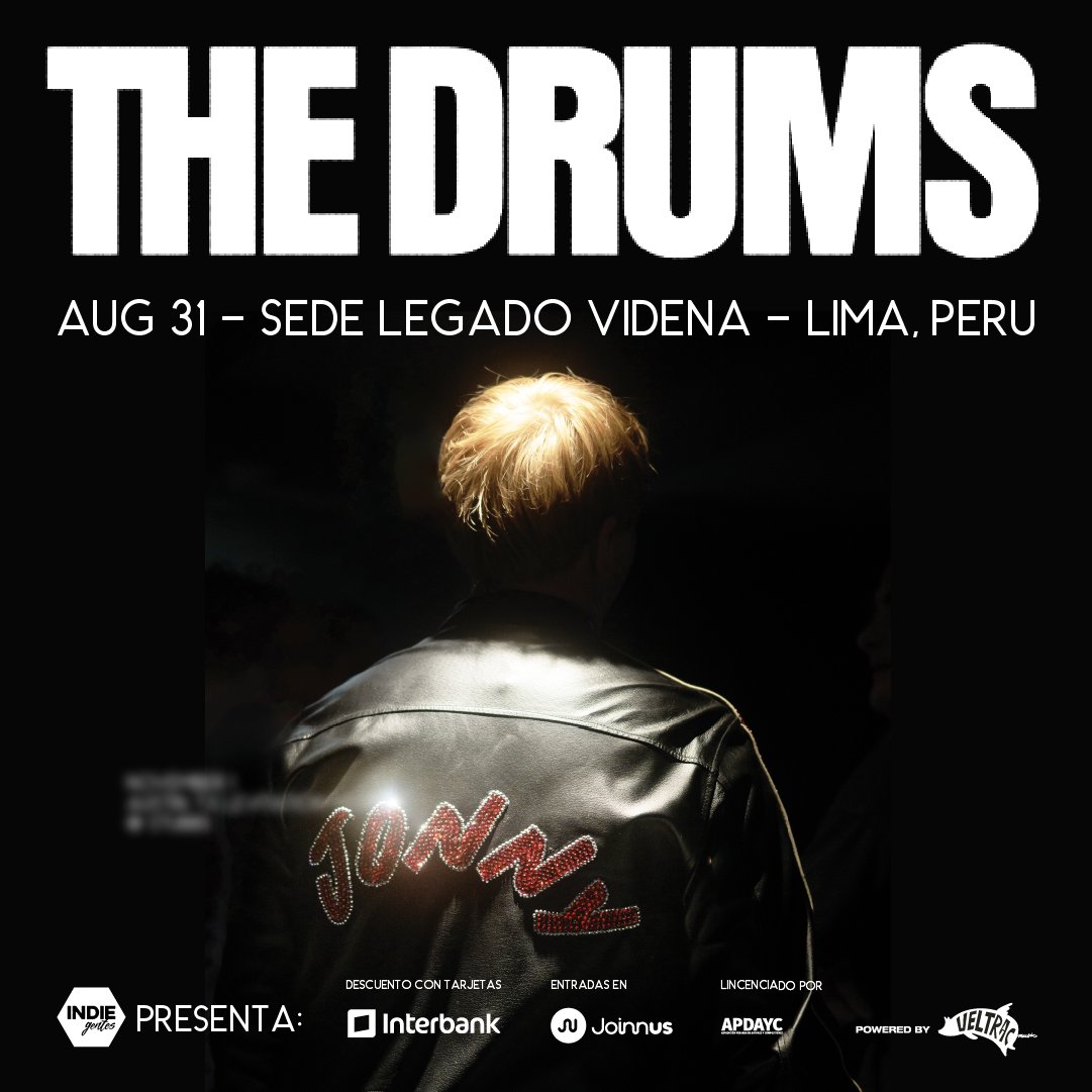 🎸 ¿Listos para los conciertos de este mes 😎¡Prepárate para vibrar con The Drums y #elzarmusica!, ¡no querrás perdértelos!

Compra tus entradas en Joinnus y asegura tu lugar en estos shows inolvidables. 🎟️

 #elzarenlima #veltracmusic #thedrumsenlima #thedrumsontour