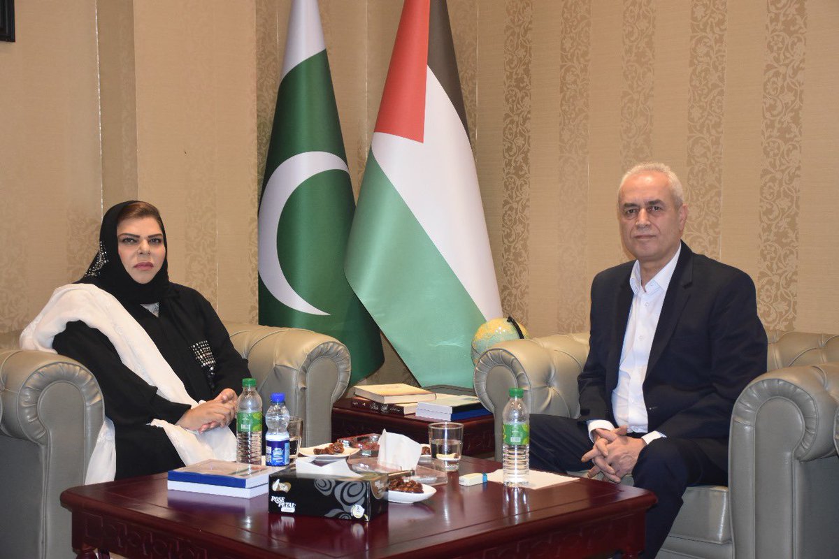 My visit to Palestine Embassy for a farewell call to HE <a href="/RabaieAhmed/">Ahmed Ameen</a>, Ambassador of 🇵🇸 to Pakistan. Saying goodbye to my brother, Ambassador Ahmed Jawad A.A. Rabei, is truly challenging as he concludes his remarkable 5-year tenure. Time has flown by—it feels like just yesterday