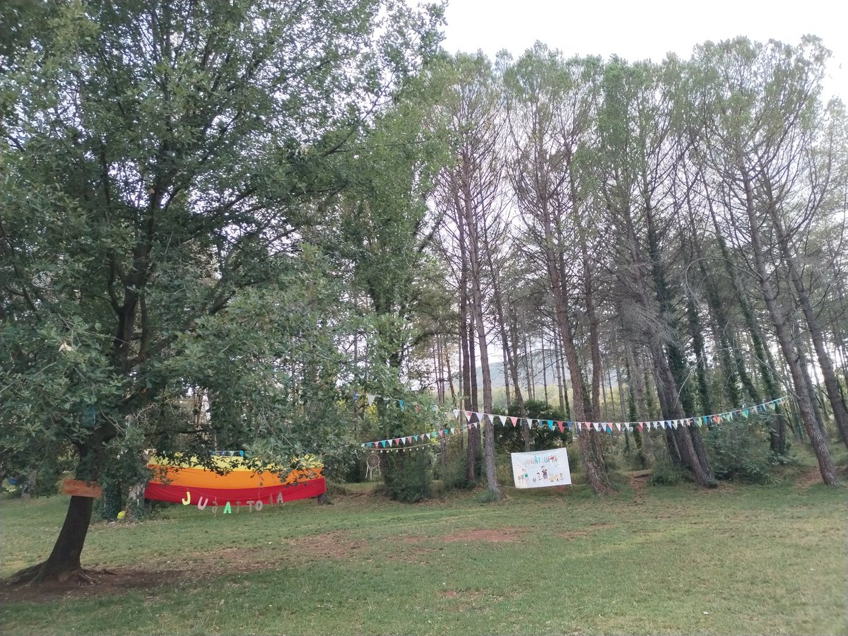 Aquesta setmana estic guiant #banysdebosc per a les famílies de #JUGATTOPIA, que organitza <a href="/familiasenruta/">Familias en Ruta</a>. Infants i adults connectem amb la calma del bosc 💚🌿