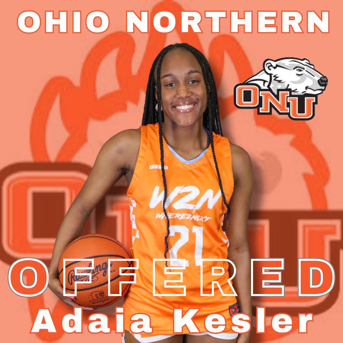 adaia_kesler21's tweet photo. Thank you Coach Huelsman and @KadieHempfling for the visit and the opportunity to continue my academic and athletic career!  🧡🤍 https://t.co/cmWgaWTRe5