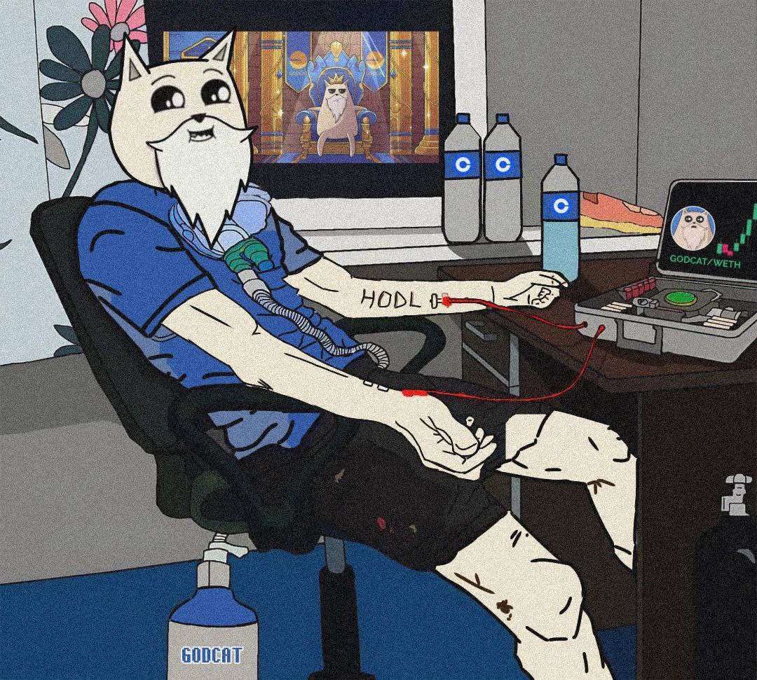 Collosalfkery's tweet photo. @Regrets10x $GODCAT is grinding and purring its way to the top! 📷📷 Don't miss out on this memecoin marvel! 📷

#GODCAT #base https://t.co/fFpENrE2Nh