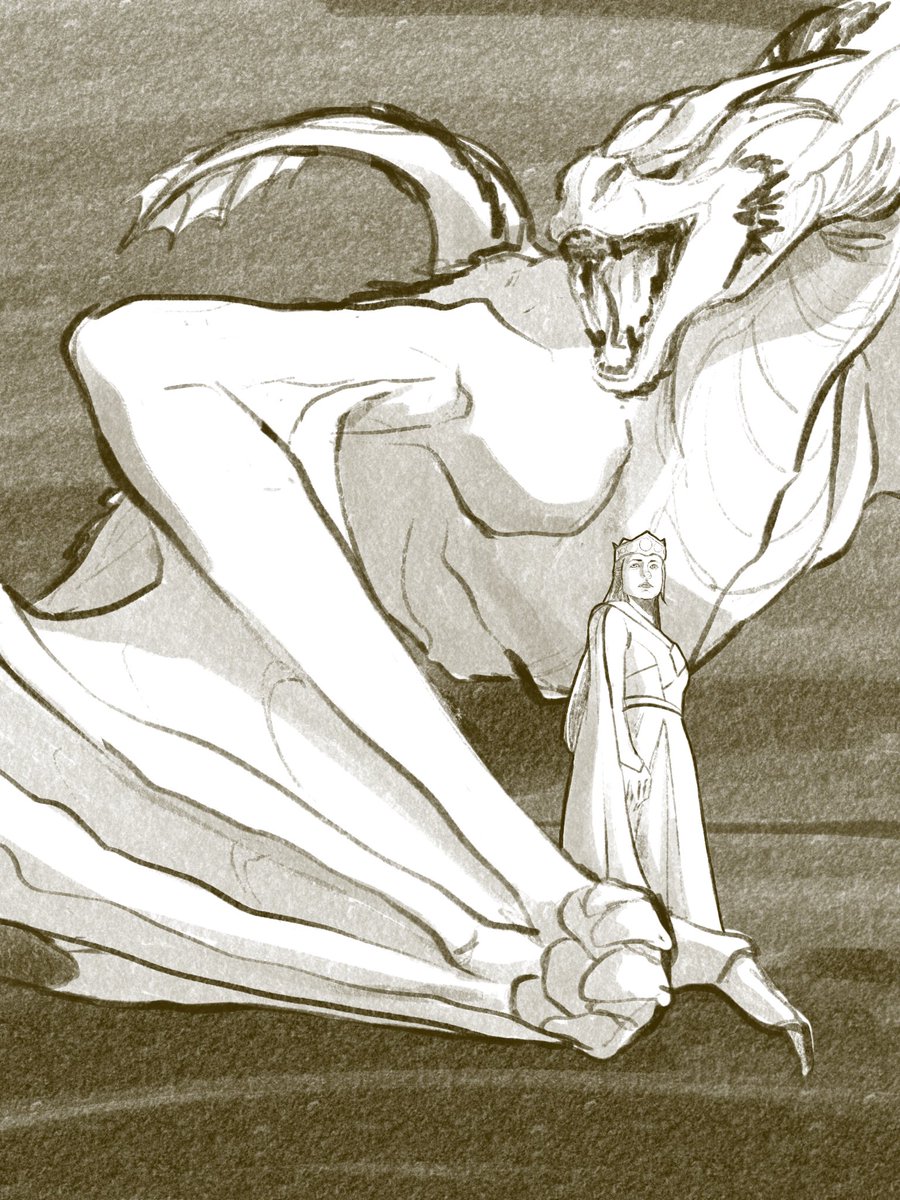 Lena0co's tweet photo. Petit croquis #HouseOfTheDragon parce que j’ai terminé la saison 2 ! https://t.co/5y8yiJ0ALC