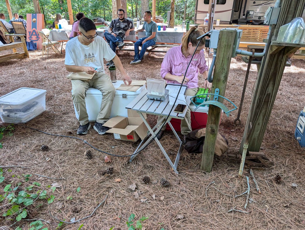 Pictures from our presentation practice last night! We are excited for the 2024 brown spot needle blight meeting tomorrow! 🌲