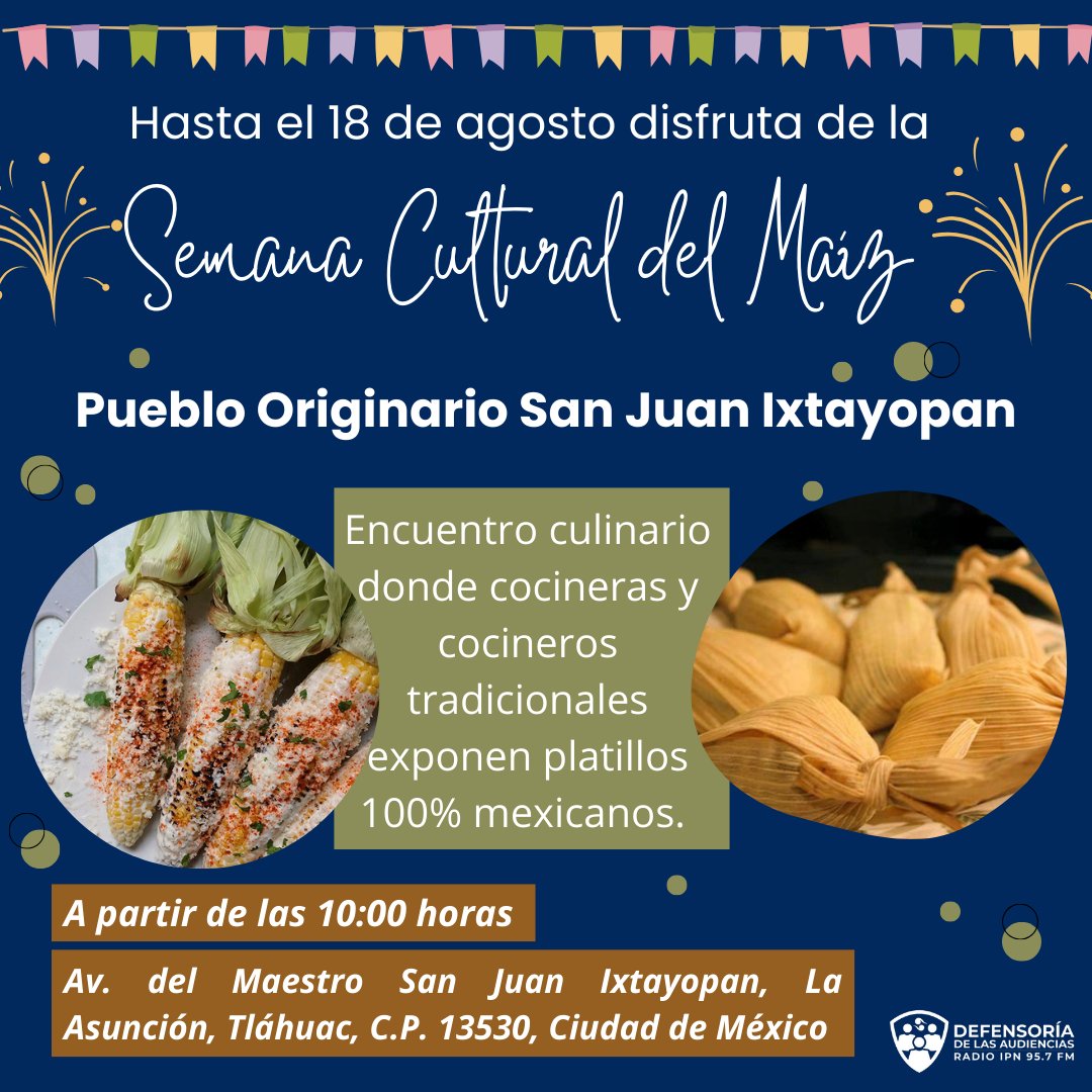 Defensoría de las Audiencias Radio IPN 95.7 FM tweet media