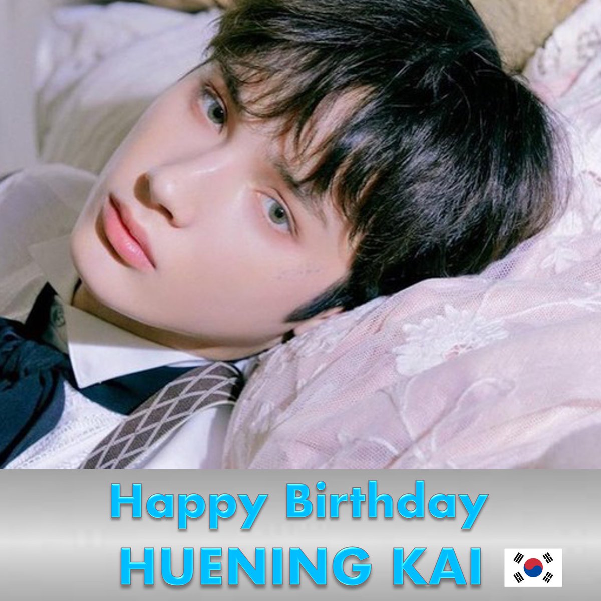 WORLDMUSICAWARD's tweet photo. Happy 22nd Birthday to TXT's gorgeous, supertalented Singer-Songwriter, Dancer & Fashion Icon, #HueningKai, who rings in his 22nd trending at #1 Worldwide on X with #HUEAreMyEverything and at #2 with #휴닝카이가수놓은여름밤의은하수!👏🎂🥳🎉🎈🌟💥1⃣➕2⃣🌎✖️🔥👑 💙 
#HueningKai became world famous as the Maknae of the chart-topping, history-making, award-winning Band #TomorrowXTogether, one of the best-selling K-Pop Groups of All time! He is a great singer, dancer and all-round entertainer and has contributed considerably to TXT's global success! 

TXT debuted on March 4, 2019, with the EP 'The Dream Chapter: Star', topping the Gaon Album Chart & Billboard World Albums Chart and reaching #140 on the Billboard 200, the highest-charting debut album by any male K-pop group at the time! Its lead single "Crown" debuted at #1 on the Billboard World Digital Songs chart. TXT's first overseas tour hit 6 cities in the US in 2019 including New York, Chicago, Los Angeles, Dallas, Orlando & Atlanta, with tickets sold out in less than 24 hours! They performed at the iHeartRadio Wango Tango festival in LA in June 2019 and the KCON 2019 NY music festival at Madison Square Garden before 55,000 fans. TXT received their first MTV Video Music Award nomination in the category of "Best K-pop" in August 2019! On October 21, 2019, TXT finally released their 1st studio album, 'The Dream Chapter: Magic' which topped the Gaon Album Chart with over 124,000 sales units and debuted at #3 on Billboard's World Albums Chart! 4 tracks from the album entered the Billboard World Digital Songs chart, with the lead single debuting at #2! Billboard and Dazed both later named "9 and Three Quarters (Run Away)" one of the best K-pop songs of the year! The group won Rookie of the Year at the 34th Golden Disc Awards and the 2019 Melon Music Awards, New Artist of the Year at the 9th Gaon Chart Music Awards, and Best New Male Artist at the 2019 Mnet Asian Music Awards! 

TXT's 2nd EP, 'The Dream Chapter: Eternity' debuted at #2 on Gaon with over 181,000 units and was certified Platinum for 250K, becoming their first chart-topper in Japan. TXT's 3rd EP 'Minisode1: Blue Hour' debuted at #3 on the Gaon Album Chart with over 300,000 copies in its 1st week and at #25 on the Billboard 200, the top-selling album of the week. It also topped the Billboard World Albums chart and the Oricon Albums Chart in Japan. It was certified platinum by the KMCA! TXT's 2nd studio album, 'The Chaos Chapter: Freeze' surpassed pre-orders of over 700K units, and debuted at #5 on the Billboard 200, the band's highest-charting album in the US at the time, and the top-selling album that week. It topped the Oricon Albums Chart, TXT's 4th consecutive chart-topper in Japan and was certified Gold by the RIAJ & triple platinum by the KMCA! On November 24, 2021, TXT was awarded the 2021 Men of the Year Pop Icon Award by GQ Japan, now named the "IT group" of K-pop's fourth generation!

On March 23, 2022, TXT became the first male K-pop Act to enter Billboard's Song Breaker Chart. TXT released their 4th EP, 'Minisode 2: Thursday's Child', and its lead single "Good Boy Gone Bad" on May 9, 2022, with pre-orders surpassing 810,000 copies! To support the EP, TXT embarked on their first world tour, 'Act: Lovesick' beginning on July 2. TXT's 5th EP, 'The Name Chapter: Temptation' dropped on January 27, 2023 and was certified Gold by the RIAA! On March 22, 2023, TXT made history, becoming the first K-pop group to headline at Lollapalooza and embarked on their 2nd world, 'Act: Sweet Mirage'. On July 7, 2023, TXT released the global hit "Do It Like That" with the #JonasBrothers. and on September 15, "Back For More" with #Anitta, performing for the first time at the MTV VMAs! On October 13, 2023 the band released their 5th studio album 'The Name Chapter: Freefall' which debuted at #1 in Korea with over 2.4 million copies + 215,000 copies on Weverse and topped the Oricon chart in Japan with 225,000 units debuting at #3 on the US Billboard 200! lt was the 13th best-selling album worldwide as per IFPI with over 2 million units sold! TXT released their 6th EP, 'Minisode 3: Tomorrow', on April 1, 2024 which went to #1 in Korea, certified for over 1M units! It debuted at #1 in Japan and #3 in the US!

In 2019, Huening with TXT became the new ambassador for Korean skincare brand 'It's Skin'. In 2021, he became a model for the Japanese audio brand GLIDiC and in August 2021, he became a model for Korean beauty brand 4OIN. In May 2022, TXT were chosen as the global ambassadors for Korean skin care brand Ma:nyo factory and in February 2023, became the 1st global ambassadors for KUNDAL and Clio!  In August 2023, TXT became the new brand ambassadors for Dior with Huening stunning at Paris Fashion week this year!  

#HUEAreMyEverything
#휴닝카이가수놓은여름밤의은하수
@TXT_members