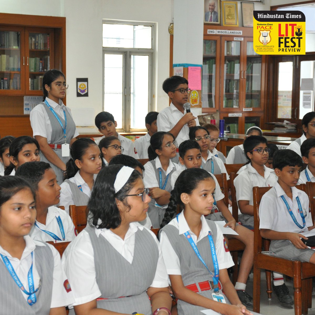 htTweets's tweet photo. #HTPACELitFest | Over 600 students from 120+ schools across Delhi-NCR dived into 5 enriching sessions featuring book readings, storytelling, & author interactions at HT PACE LitFest Preview!
Empower your child with credible news with https://t.co/ATdjJX9ibJ
#HTPACELitFestPreview @htschooltweets @sutapabsu20 @nainymamta @balbharatischoo