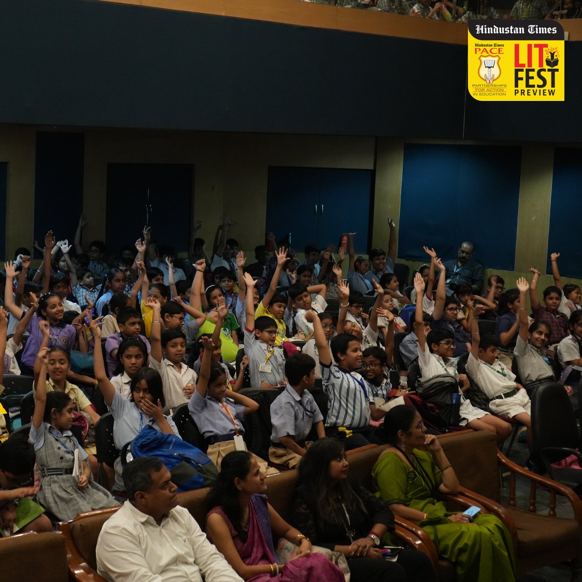 htTweets's tweet photo. #HTPACELitFest | Over 600 students from 120+ schools across Delhi-NCR dived into 5 enriching sessions featuring book readings, storytelling, & author interactions at HT PACE LitFest Preview!
Empower your child with credible news with https://t.co/ATdjJX9ibJ
#HTPACELitFestPreview @htschooltweets @sutapabsu20 @nainymamta @balbharatischoo