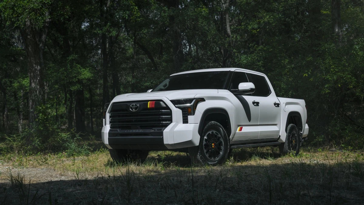 discautoparts's tweet photo. 2025 Toyota Tundra adds TRD Rally Package and trick trailering tech https://t.co/1llfRtKKSK https://t.co/EzLGZZ65zO