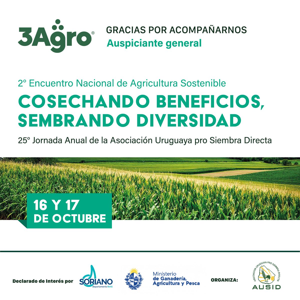 ✨Agradecemos a <a href="/3agro/">3agro</a> por acompañarnos como Auspiciante General 👇
