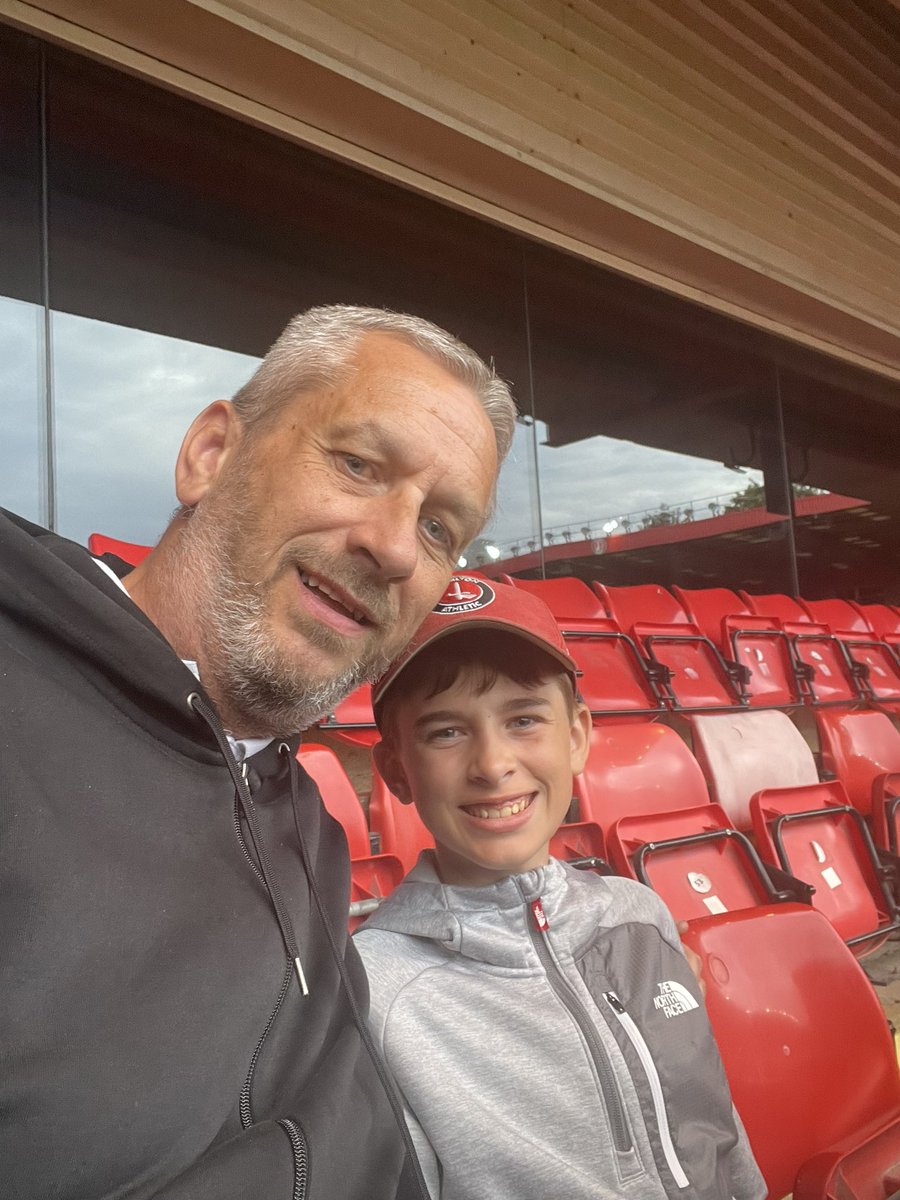 theaddiick's tweet photo. Thought we would try the North Lower tonight. COYA🔴⚪️ #cafc https://t.co/51aCNxszGG