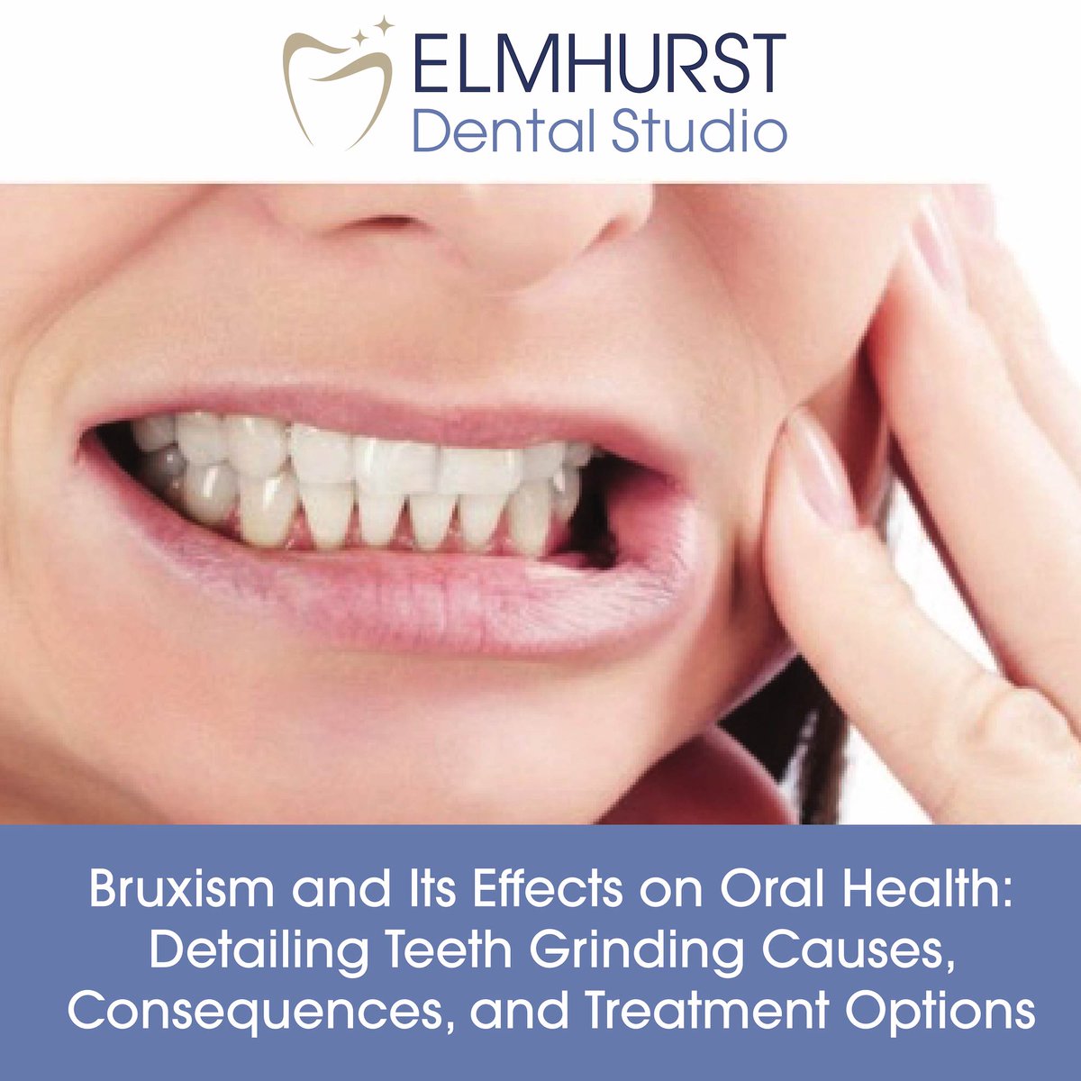 elmhurstdental_'s tweet photo. Teeth grinding, also known as bruxism, can harm your oral health. Our blog dives into the causes, consequences, and treatments for bruxism. Protect your teeth and find effective solutions at Elmhurst Dental Studio. 🌙🦷 

https://t.co/7uFpLqCmKW
.
.
.
#Bruxism #HealthyTeeth https://t.co/h4ftdl6wzd