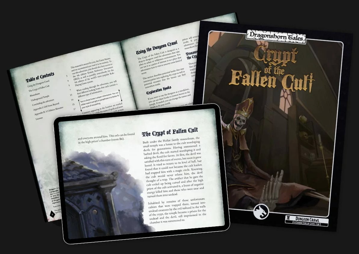 Did you know you can get tons of content by subscribing to our Patreon for as little as $5?
✅️Access to patron-only Discord
✅️4 new things every month - Items, Monsters or Encounters
✅️Easy to use Foundry VTT modules
✅️Monthly Dragonshorn Store Credits &amp; Discounts