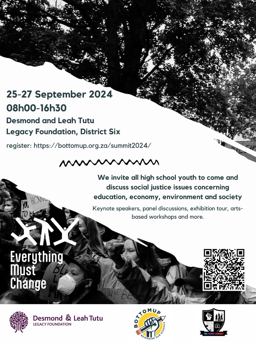 bottomupsd's tweet photo. Our third annual Everything Must Change high school youth summit is happening next month! Watch this space for further announcements.

#EverythingMustChange #ReimagineOurSchools https://t.co/n9tc8JMGHC