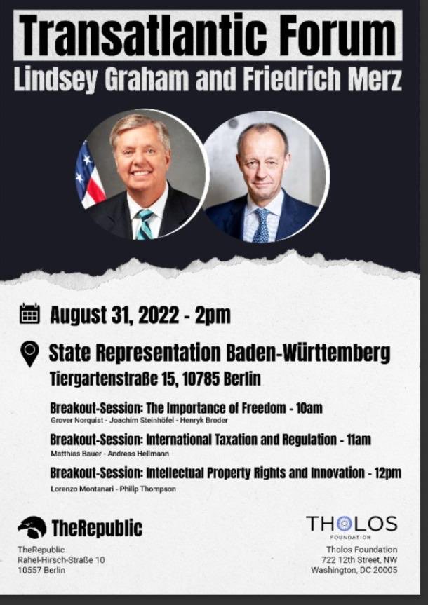 “Es ist erschreckend"
Spannende Recherche aus dem Hinterzimmer: Wie das „Project 2025“ nach 🇩🇪 gebracht werden soll! 
„#Konferenz in Berlin bringt Trumps #MAGA-#Republikaner mit der CDU zusammen. Auf einer Veranstaltung der rechtskonservativen Kampagnenagentur „#TheRepublic“