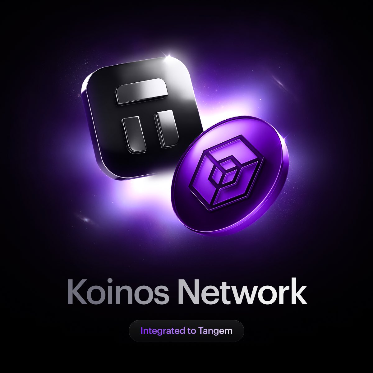 Koinos Network Integrated! 🔥<a href="/KoinosNetwork/">Koinos</a> 

Your cold wallet for $KOINs is here. Trust that your crypto is secure with Tangem. If you don't have a Tangem Wallet, get one now; otherwise, update your mobile app.
