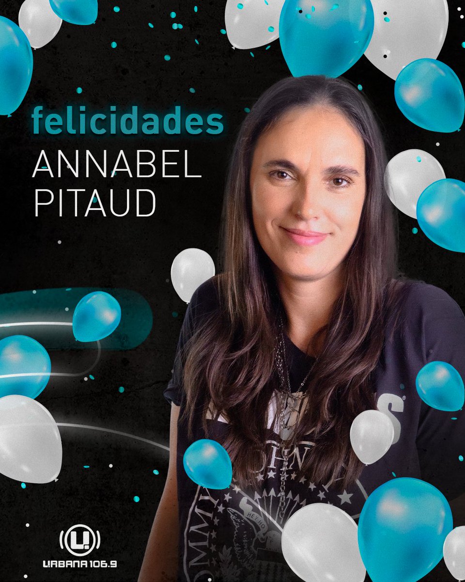 Urbana1069's tweet image. ¡Feliz cumple Annabel Pitaud! 🎊🥳

¡A celebrar con mucha música britanica! 🇬🇧🎉🤩